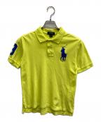 POLO RALPH LAURENポロ・ラルフローレン）の古着「BIG ポニーポロシャツ」｜黄緑