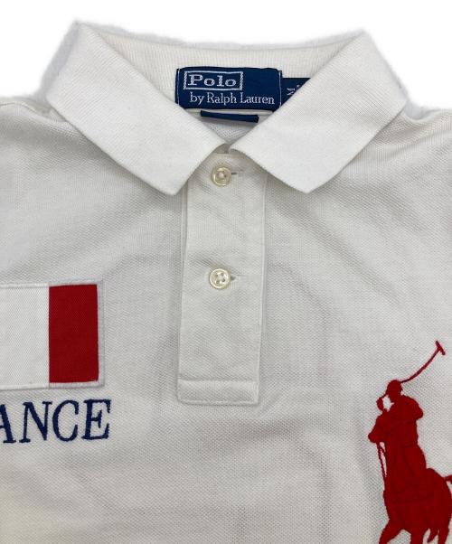 POLO RALPH LAUREN（ポロ・ラルフローレン）POLO RALPH LAUREN (ポロ・ラルフローレン) BIG ポニーポロシャツ ホワイト サイズ:Mの古着・服飾アイテム