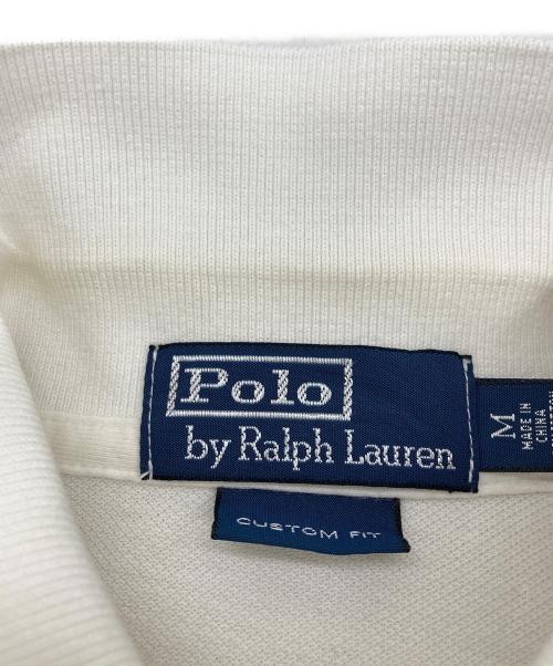 POLO RALPH LAUREN（ポロ・ラルフローレン）POLO RALPH LAUREN (ポロ・ラルフローレン) BIG ポニーポロシャツ ホワイト サイズ:Mの古着・服飾アイテム