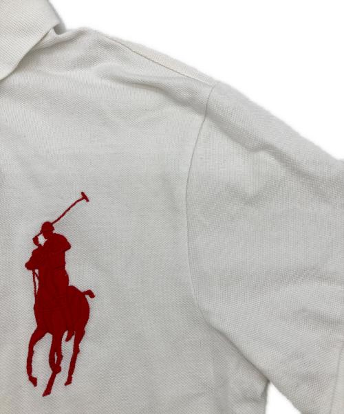 POLO RALPH LAUREN（ポロ・ラルフローレン）POLO RALPH LAUREN (ポロ・ラルフローレン) BIG ポニーポロシャツ ホワイト サイズ:Mの古着・服飾アイテム
