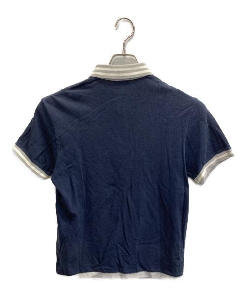 MONCLER（モンクレール）MONCLER (モンクレール) ポロシャツ ネイビー サイズ:Sの古着・服飾アイテム