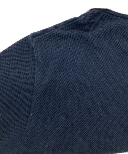 MONCLER（モンクレール）MONCLER (モンクレール) ポロシャツ ネイビー×ホワイト サイズ:140の古着・服飾アイテム