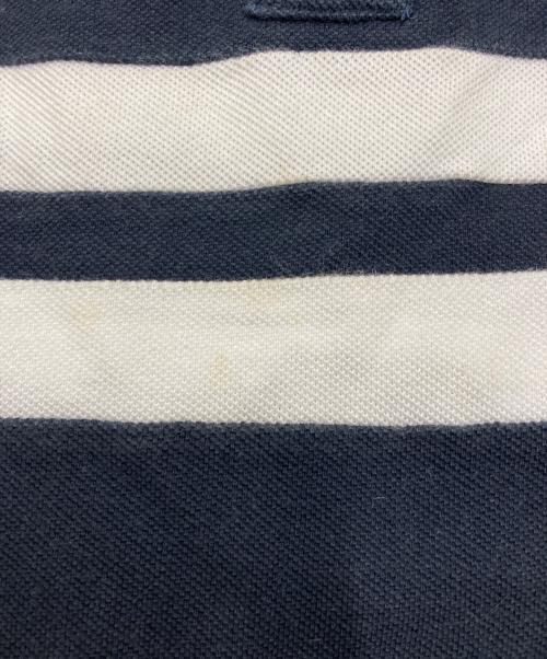 MONCLER（モンクレール）MONCLER (モンクレール) ポロシャツ ネイビー×ホワイト サイズ:140の古着・服飾アイテム