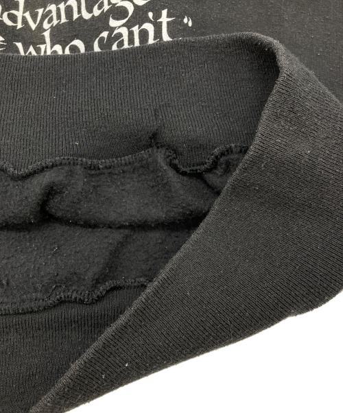 Hanes（ヘインズ）Hanes (ヘインズ) 90s Mark Twain プリントスウェット ブラック サイズ:Mの古着・服飾アイテム