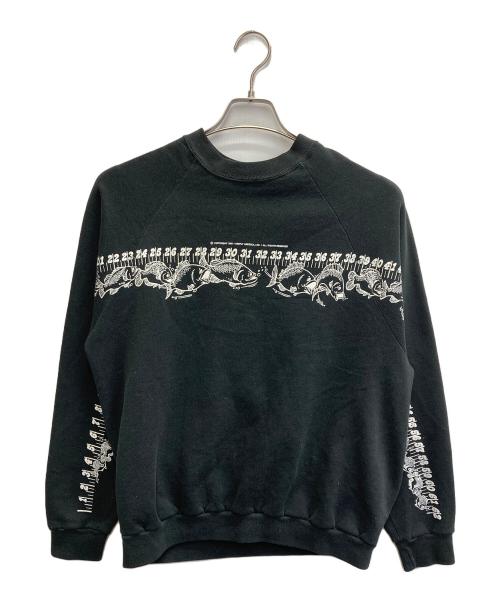 USED（ユーズド）USED (ユーズド) 80s THE GRET FISH STORY スウェット ブラック サイズ:不明の古着・服飾アイテム