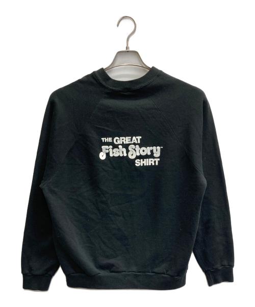 USED（ユーズド）USED (ユーズド) 80s THE GRET FISH STORY スウェット ブラック サイズ:不明の古着・服飾アイテム