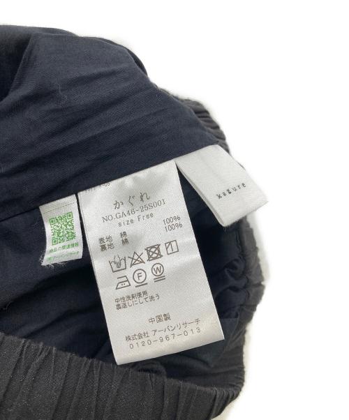 KAGURE（カグレ）kagure (カグレ) スカラップ刺繍ギャザースカート ブラック サイズ:FREEの古着・服飾アイテム