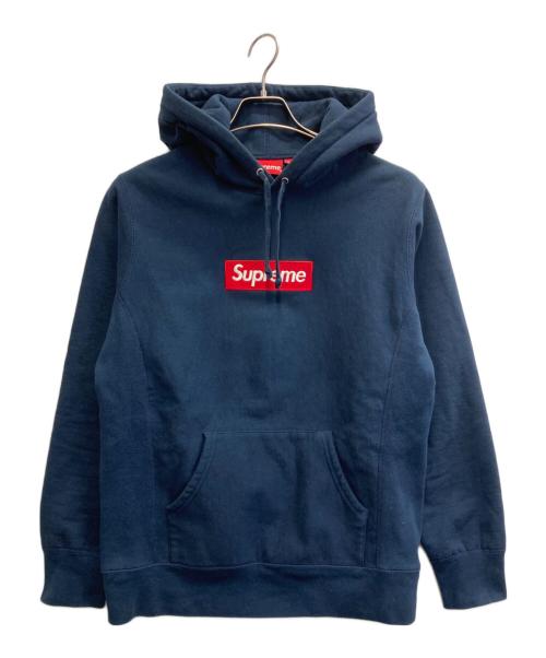 SUPREME（シュプリーム）SUPREME (シュプリーム)  Box Logo Hooded Sweatshirt ネイビー サイズ:Mの古着・服飾アイテム
