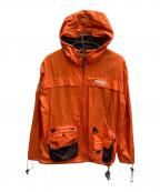 VANSヴァンズ）の古着「ナイロンジャケット」｜オレンジ