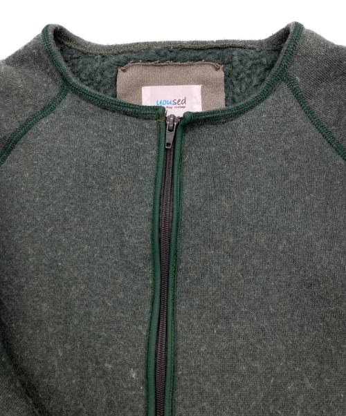 yoused（ユーズド）yoused (ユーズド) ライナーフリースジャケット グリーン サイズ:不明（記載無し）の古着・服飾アイテム
