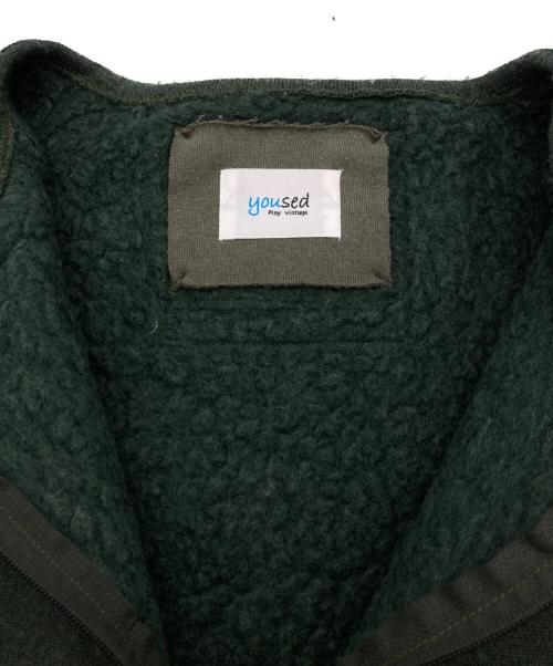 yoused（ユーズド）yoused (ユーズド) ライナーフリースジャケット グリーン サイズ:不明（記載無し）の古着・服飾アイテム