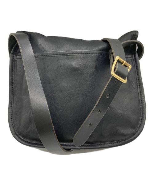 SLOW（スロウ）SLOW (スロウ) レザーショルダーバッグ ブラックの古着・服飾アイテム