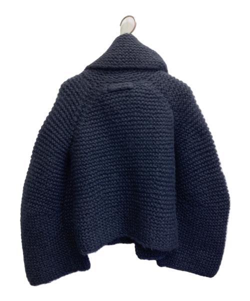 intoca（イントゥーカ）intoca (イントゥーカ) ニットジャケット ネイビー サイズ:不明（記載無し）の古着・服飾アイテム