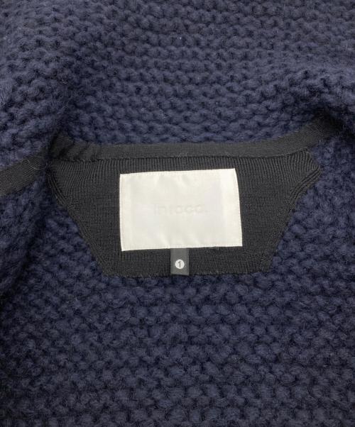 intoca（イントゥーカ）intoca (イントゥーカ) ニットジャケット ネイビー サイズ:不明（記載無し）の古着・服飾アイテム
