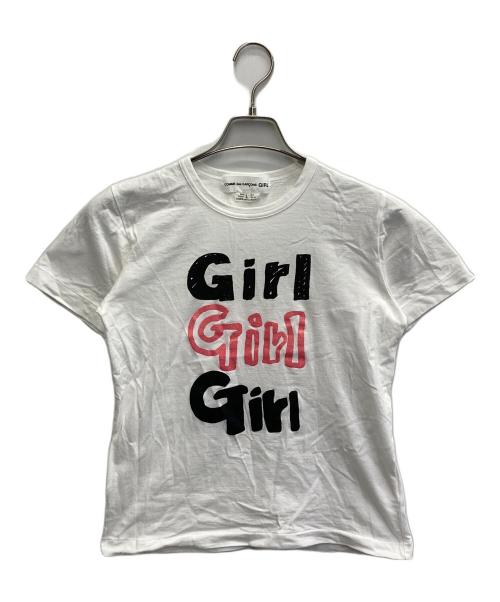 COMME des GARCONS GIRL（コムデギャルソンガール）COMME des GARCONS GIRL (コムデギャルソンガール) Tシャツ ホワイト サイズ:Lの古着・服飾アイテム