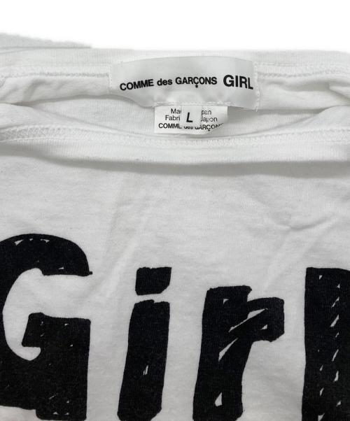 COMME des GARCONS GIRL（コムデギャルソンガール）COMME des GARCONS GIRL (コムデギャルソンガール) Tシャツ ホワイト サイズ:Lの古着・服飾アイテム
