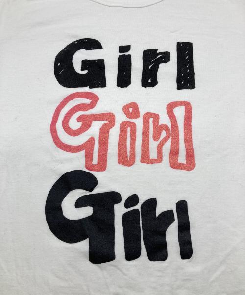 COMME des GARCONS GIRL（コムデギャルソンガール）COMME des GARCONS GIRL (コムデギャルソンガール) Tシャツ ホワイト サイズ:Lの古着・服飾アイテム
