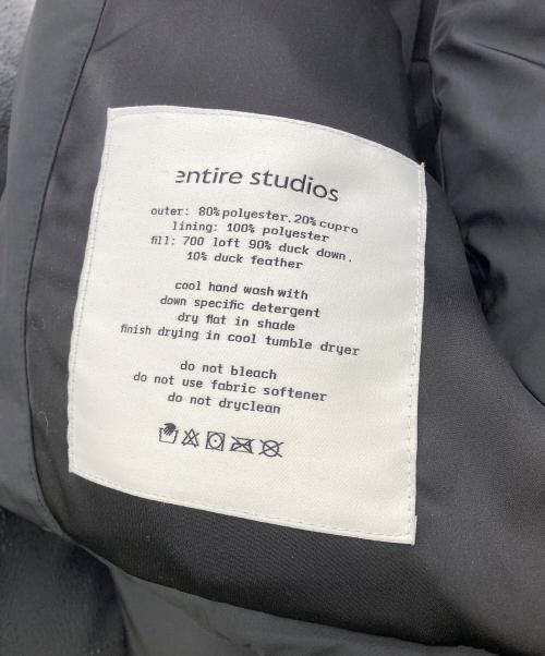 entire studios（エンタイアスタジオ）ENTIRE STUDIOS (エンタイアスタジオ) DBL PUFFER ブラック サイズ:Mの古着・服飾アイテム