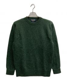 PENDLETON（ペンドルトン）の古着「シェットランドウールニット」｜グリーン