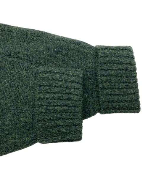 PENDLETON（ペンドルトン）PENDLETON (ペンドルトン) シェットランドウールニット グリーン サイズ:Sの古着・服飾アイテム