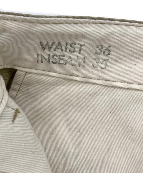 BUZZ RICKSON'S（バズリクソンズ）BUZZ RICKSON'S (バズリクソンズ) ミリタリーチノ ベージュ サイズ:WAIST36 INSEAM35の古着・服飾アイテム