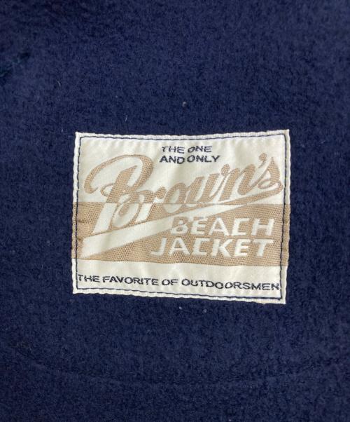 BROWN'S BEACH JACKET（ブラウンズビーチジャケット）BROWN'S BEACH JACKET (ブラウンズビーチジャケット) 524-LOW NECK VEST ネイビー サイズ:38の古着・服飾アイテム