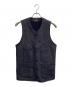BROWN'S BEACH JACKET（ブラウンズビーチジャケット）の古着「524-LOW NECK VEST」｜ネイビー