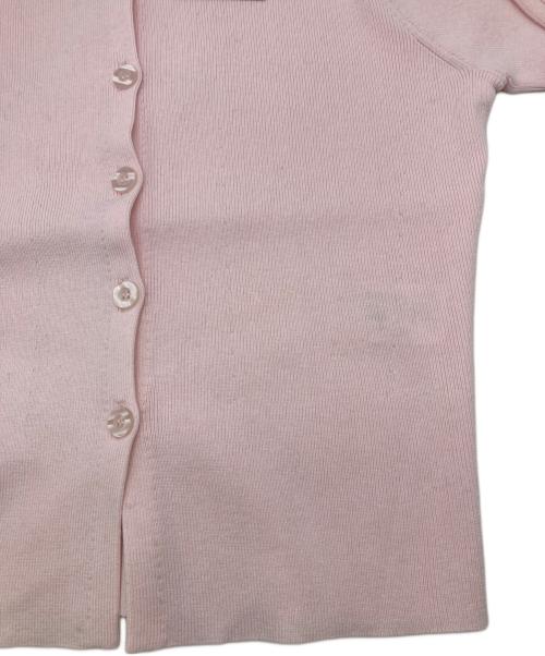 THE TOE（ザ・トゥー）THE TOE (ザ・トゥー) Homer Puff Cardigan ピンク サイズ:M 未使用品の古着・服飾アイテム