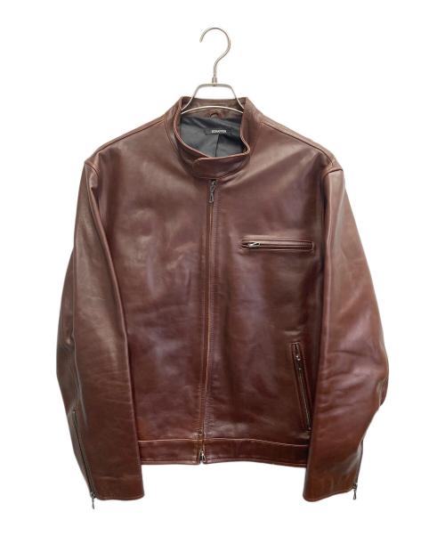 SCHAFFEN（シャッフェン）SCHAFFEN (シャッフェン) ホースレザージャケット ブラウン サイズ:3の古着・服飾アイテム