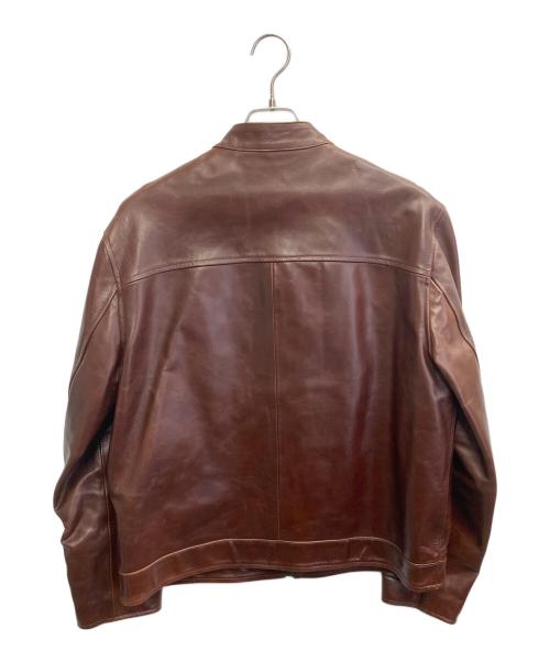 SCHAFFEN（シャッフェン）SCHAFFEN (シャッフェン) ホースレザージャケット ブラウン サイズ:3の古着・服飾アイテム