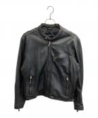 KWYケイダブリューアイ）の古着「シープレザージャケット」｜ブラック