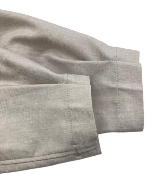 GRANDMA MAMA DAUGHTER（グランマママドーター）GRANDMA MAMA DAUGHTER (グランマママドーター) タックスリーブスタンドテーラードジャケット ベージュ サイズ:Mの古着・服飾アイテム