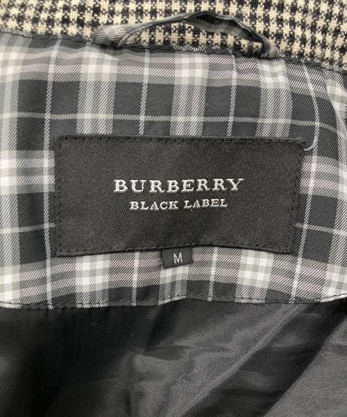 BURBERRY BLACK LABEL（バーバリーブラックレーベル）BURBERRY BLACK LABEL (バーバリーブラックレーベル) ダウンジャケット グレー×ブラック サイズ:Mの古着・服飾アイテム