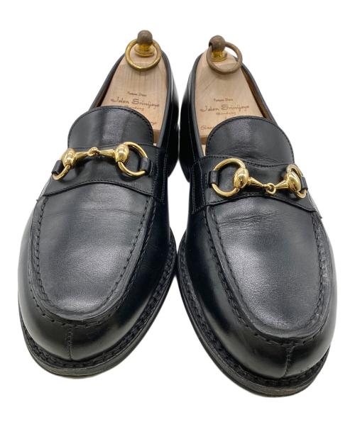 Jalan Sriwijaya（ジャランスリウァヤ）Jalan Sriwijaya (ジャランスリウァヤ) ビットローファー/CALF (LEATHER SOLE) ブラック サイズ:24ｃｍの古着・服飾アイテム