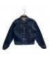 DENIM（デニム）の古着「オリゾンティ期　1st type デニムジャケット」｜ネイビー