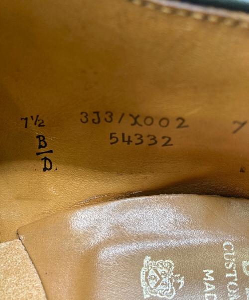 Alden（オールデン）Alden (オールデン) BEAMS (ビームス) コードバンVチップシューズ ブラック サイズ:7.5BDの古着・服飾アイテム