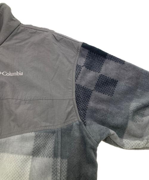 Columbia（コロンビア）Columbia (コロンビア) チェックフリースジャケット グレー サイズ:XLの古着・服飾アイテム
