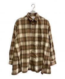 CTHY（シティ）の古着「TECH WOOL OVER SHIRT」｜ベージュ