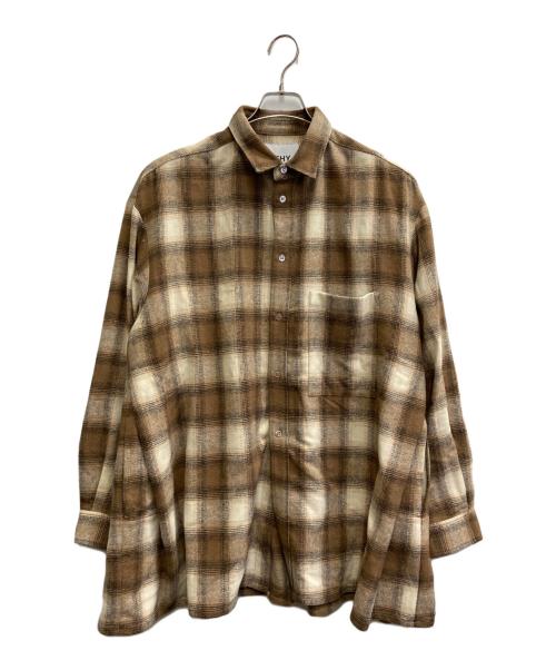 CTHY（シティ）CTHY (シティ) TECH WOOL OVER SHIRT ベージュ サイズ:1の古着・服飾アイテム