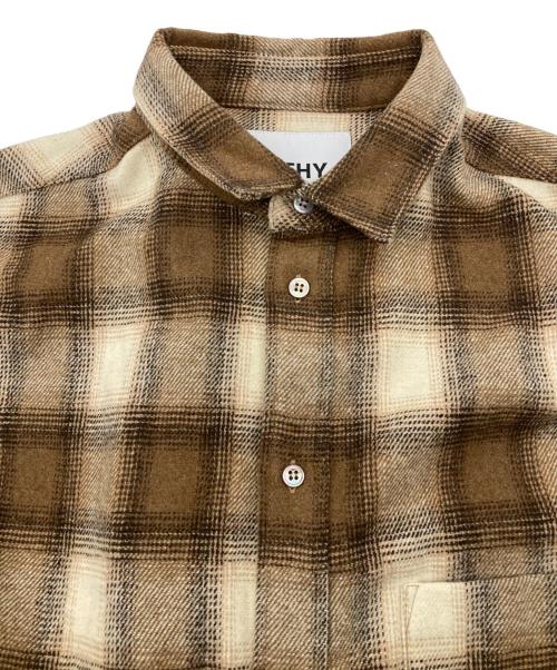 CTHY（シティ）CTHY (シティ) TECH WOOL OVER SHIRT ベージュ サイズ:1の古着・服飾アイテム