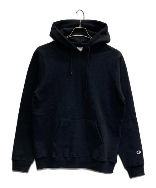 Champion（チャンピオン）Champion (チャンピオン) フーデッドスウェットシャツ ブラック サイズ:L 未使用品の古着・服飾アイテム