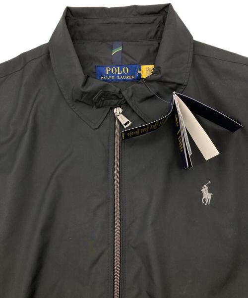 POLO RALPH LAUREN（ポロ・ラルフローレン）POLO RALPH LAUREN (ポロ・ラルフローレン) ナイロンジップジャケット ブラック サイズ:Lの古着・服飾アイテム