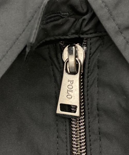POLO RALPH LAUREN（ポロ・ラルフローレン）POLO RALPH LAUREN (ポロ・ラルフローレン) ナイロンジップジャケット ブラック サイズ:Lの古着・服飾アイテム