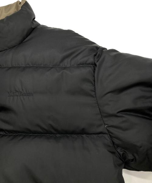 L.L.Bean（エルエルビーン）L.L.Bean (エルエルビーン) リバーシブルダウンジャケット ブラック×ブラウン サイズ:Lの古着・服飾アイテム