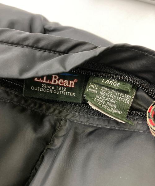 L.L.Bean（エルエルビーン）L.L.Bean (エルエルビーン) リバーシブルダウンジャケット ブラック×ブラウン サイズ:Lの古着・服飾アイテム