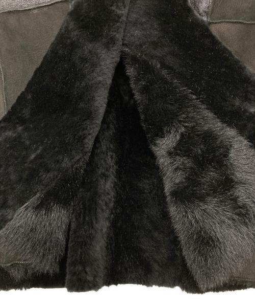 Les Copains（レコパン）Les Copains (レコパン) レザー切替コート ブラック サイズ:44の古着・服飾アイテム