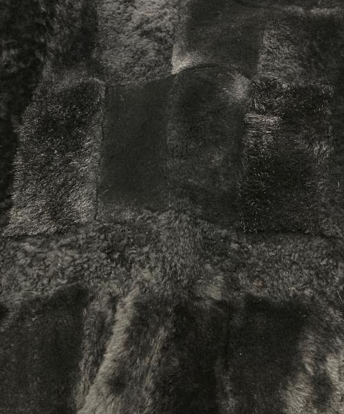 Les Copains（レコパン）Les Copains (レコパン) レザー切替コート ブラック サイズ:44の古着・服飾アイテム