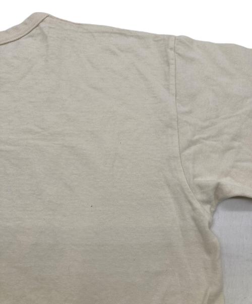 WAREHOUSE（ウエアハウス）WAREHOUSE (ウエアハウス) プリントTシャツ ベージュ サイズ:Lの古着・服飾アイテム