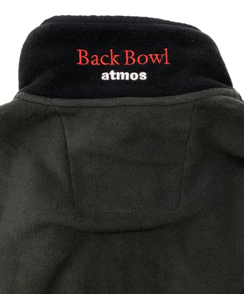 Columbia（コロンビア）Columbia (コロンビア) ATMOS (アトモス) LAB BACK BOWL TEXT FULL ZIP FLEECE グレー×ブラック サイズ:S 未使用品の古着・服飾アイテム