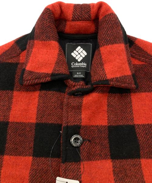 Columbia（コロンビア）Columbia (コロンビア) ウールハンティングジャケット レッド サイズ:S 未使用品の古着・服飾アイテム